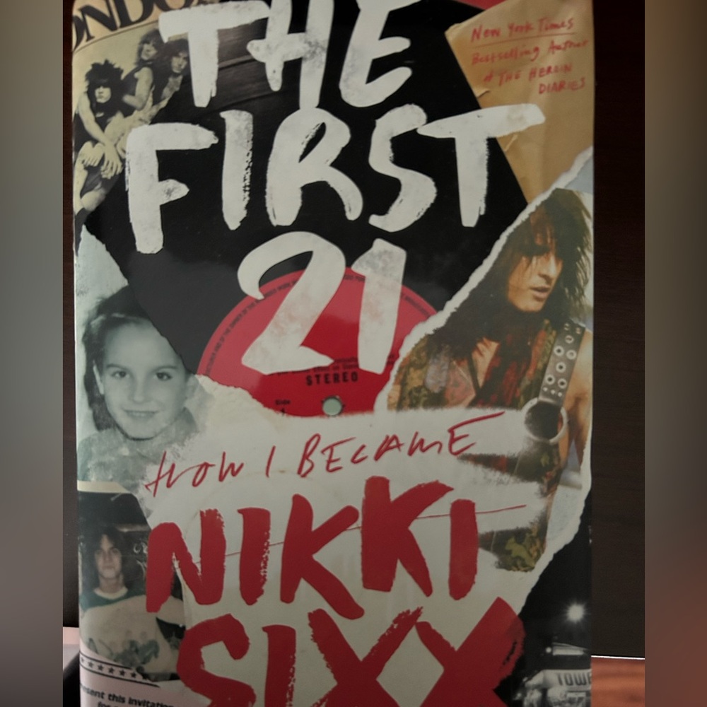 Never used. Nikki sixx. Motley Crue book. Biography